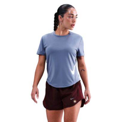 T-shirt Nike Swoosh Bleu pour Femme