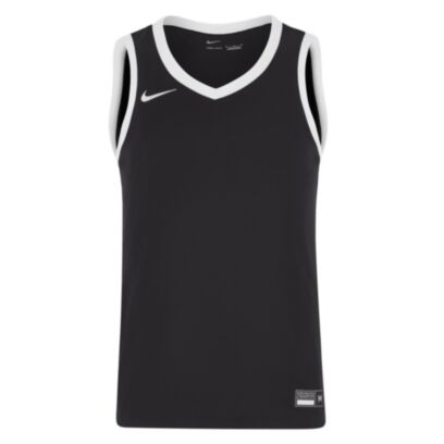 maillot de basket nike team 25 noir blanc