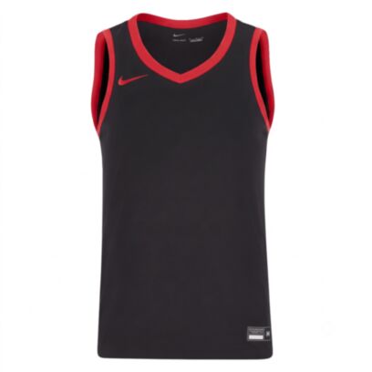maillot de basket nike team 25 noirrouge