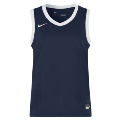 maillot de basket nike team 25 marine blanc
