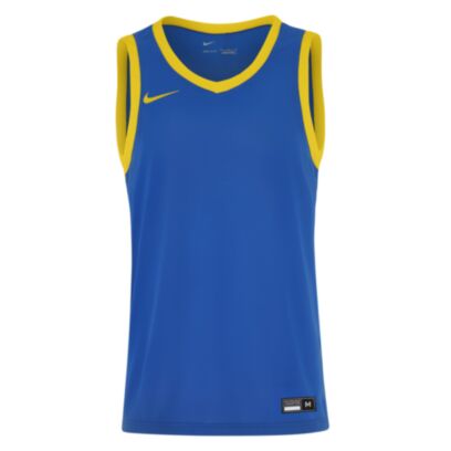 maillot de basket nike team 25 bleu jaune