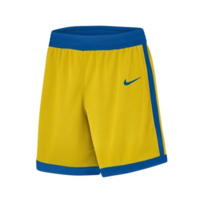 short de basket nike team 25 jaune bleu