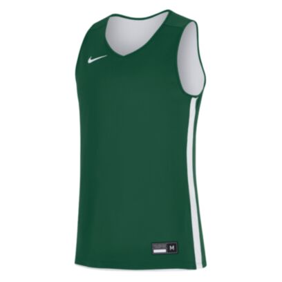 maillot de basket nike team 25 vert blanc