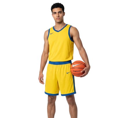 pack basket nike team 25 pour homme maillot short jaune