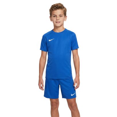 ensemble nike park viii maillot short pour enfant bleu royal