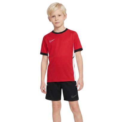 ensemble nike academy 25 pour enfant maillot short rouge