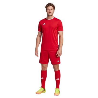 ensemble adidas entrada 26 homme survetement maillot short chaussettes rouge