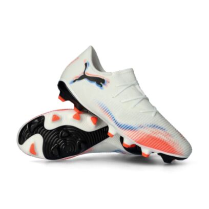 Chaussures de football Puma Future 8 Match FG Blanc