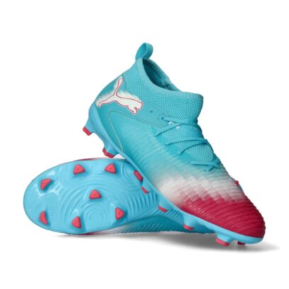 Chaussures de football Puma Future 8 Match FG Bleu pour enfant