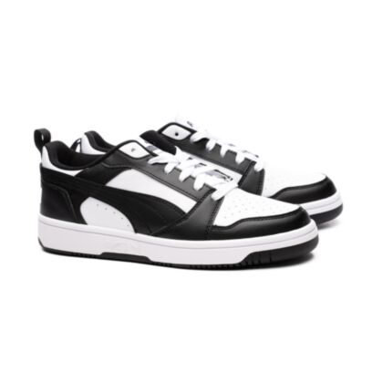 Chaussures Puma Rebound V6 Blanc pour Enfant