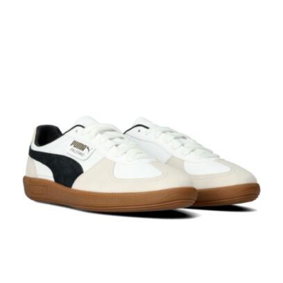 Chaussures Puma Palermo Leather Blanc pour Homme