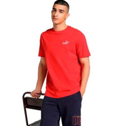 T-shirt Puma Essentials Rouge pour Homme