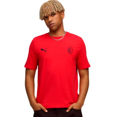 T-shirt Puma Ac Milan Rouge Unisexe