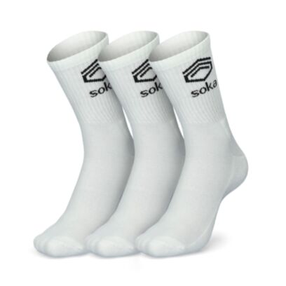 Chaussettes Soka Training Blanc Unisexe
