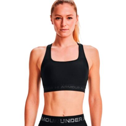 Brassière Under Armour Crossback Noir pour Femme