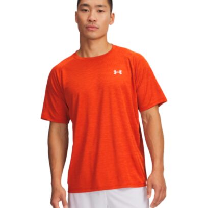 T-shirt Under Armour Tech Textured Orange pour Homme