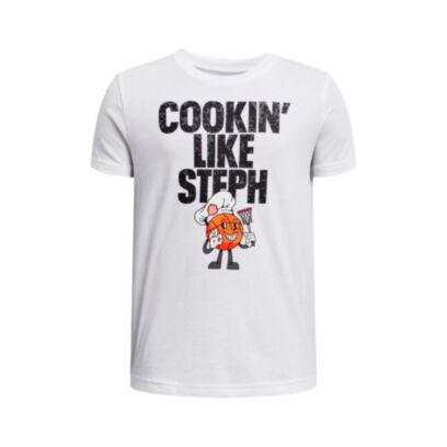 T-shirt Under Armour Player Edition Blanc pour Enfant