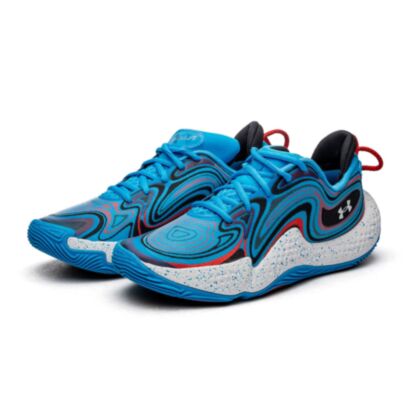 Chaussures de basket Under Armour Spawn 6 Bleu pour Homme