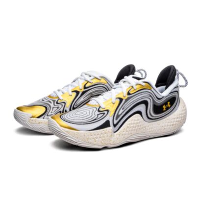 Chaussures de basket Under Armour Spawn 6 Blanc pour Homme