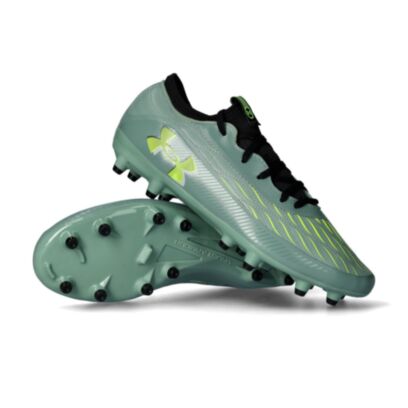 Chaussures de football Under Armour Magnetico Select FG Vert