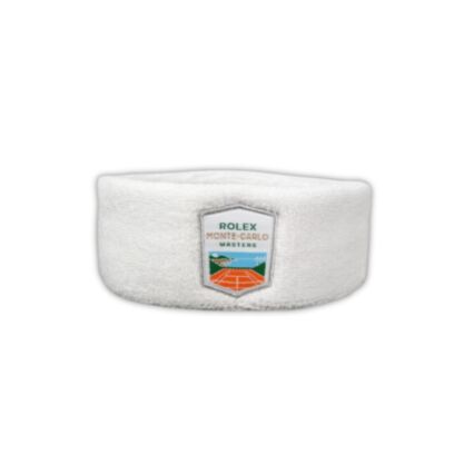 Bandeau de tennis MCCC Rolex Monte-Carlo Masters Blanc