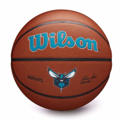 Ballon de basket Wilson Charlotte Hornets Marron