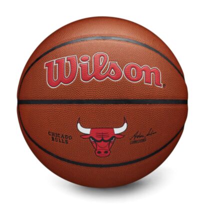 Ballon de basket Wilson Chicago Bulls Marron