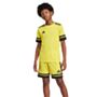 ensemble adidas squadra 25 enfant maillot short noir