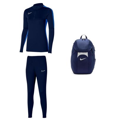 Ensemble Nike femme Pack 3 pièces Haut 1/4 zip Academy 23 Pantalon de survêtement Academy 23 Sac à dos Academy Team DR1354 DR1671 DV0761