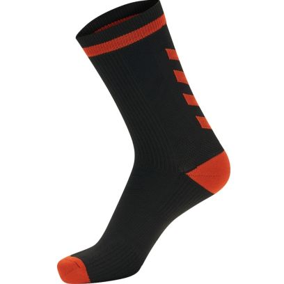 Socken Hummel Elite Indoor Schwarz & Rot für unisex