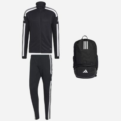 Conjunto adidas Squadra 21 para Hombre. Chándal + Mochila (3 productos)