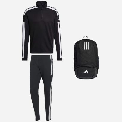 Pack adidas Squadra 21 (3 pièces) | Haut d'entraînement 1/4 zip  + Pantalon de survêtement + Sac à dos |