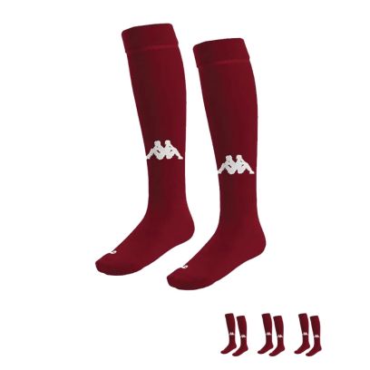Lot de 3 paires de chaussettes FC Melun Bordeaux