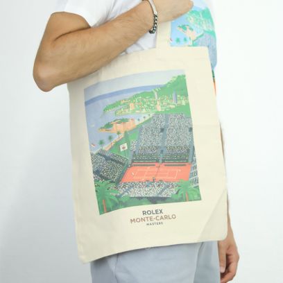 Tote Bag Rolex Monte-Carlo Masters Beige voor unisex