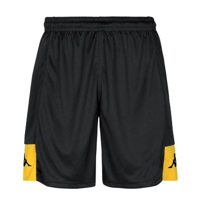 Korte broek Kappa Entente Méry Mériel Bessancourt Football Zwart & Geel voor heren