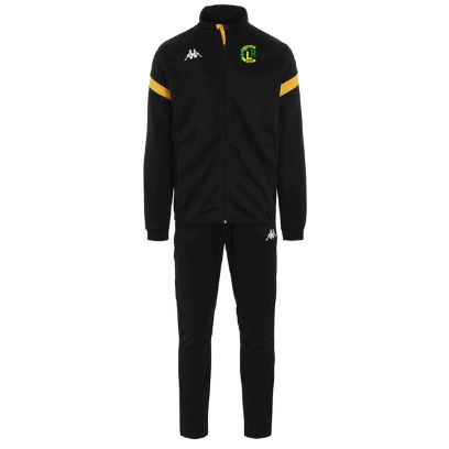 Chándal FC Lecelles Rosult Negro/Blanco/Oro para niño