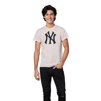 T-shirt 47 Brand New York Yankees Beige pour Homme