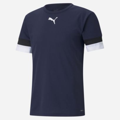maillot puma teamrise bleu marine pour homme 704932 06