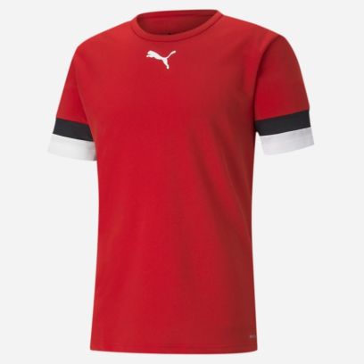 maillot puma teamrise rouge pour enfant 704938 01
