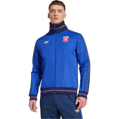 Veste adidas Olympique Lyonnais Bleu Marine