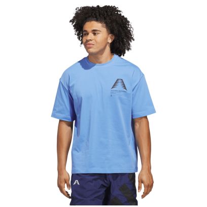 T-shirt adidas Anthony Edwards Bleu