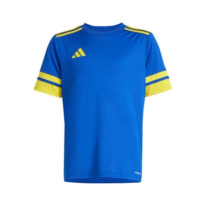 Maillot adidas Squadra 25 Bleu Royal & Jaune pour Enfant