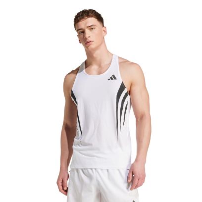 T-shirt adidas Adizero Blanc pour homme
