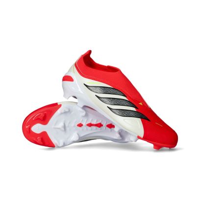 Chaussures de football adidas Predator League FG Rouge pour enfant