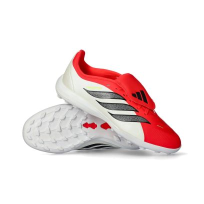 Chaussures de football adidas Predator FT League TF Rouge pour enfant