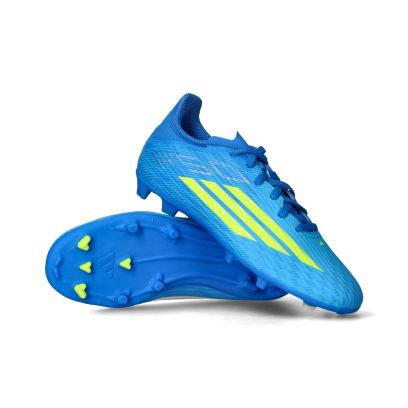 Chaussures de football adidas F50 League FG Bleu pour enfant