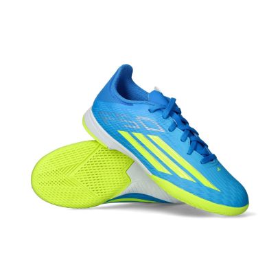 Enfant F50 League IN - Lucid Ray Blue-Team Solar Yellow 2-Lucid Aqua