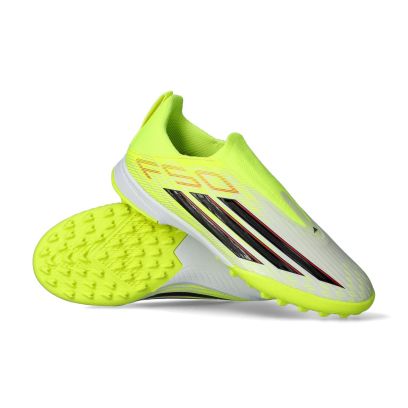 Chaussures de football adidas F50 League TF Jaune pour enfant