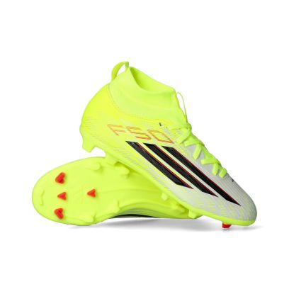Chaussures de football adidas F50 League FG Jaune pour enfant