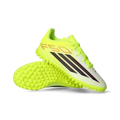 Chaussures de football adidas F50 Club TF Jaune pour enfant